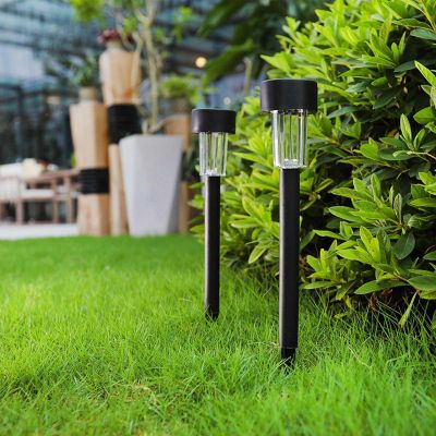 12. LED SOLAR LAMP O4.7x30.5cm PLASTIC SET 10 PCS