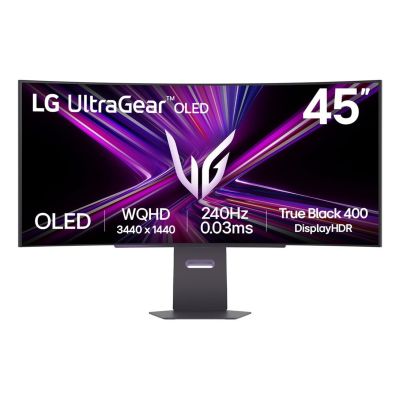 LG 45GX900A-B Computer Monitor 113 cm (44.5") 3440 x 1440 px Wide Quad HD OLED Black