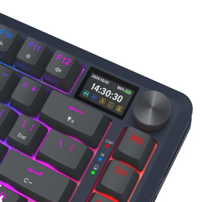 5. REDRAGON K708-RGB-PRO FLEKACT Keyboard USB + RF Wireless + Bluetooth Black