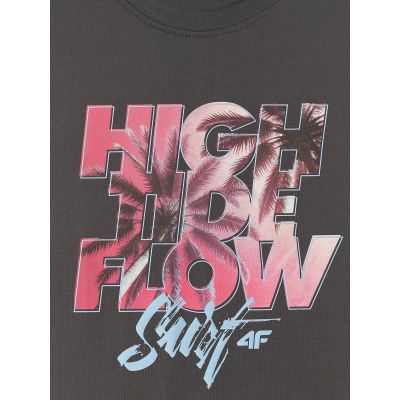 5. Men's regular printed T-shirt 4F 4FRSS26TTSHM4292-22S
