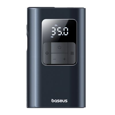 Baseus PrimeTrip VA1 75W 2-in-1 Tire Compressor with Flashlight and 6000mAh Power Bank - Black