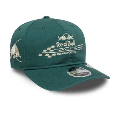 3. New Era 9SEVENTY Red Bull Racing Stretch Snapback Washed Cap - 60772109
