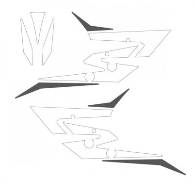 2. TEMPISH Hero mask sticker set