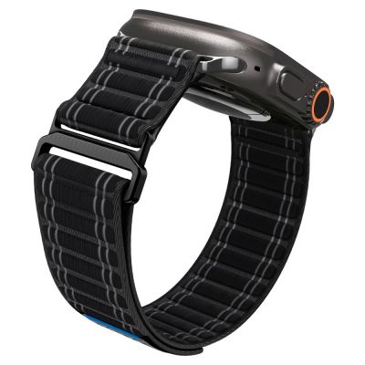 6. Spigen WBF0 Strap for Apple Watch 44 / 45 / 46 / 49 mm - Black