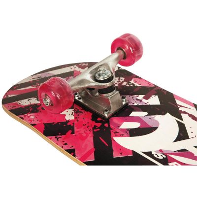 10. WOODEN SKATEBOARD STREET PINK BEST SPORTING