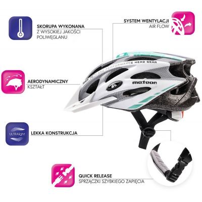 26. Meteor MV29 Drizzle 16917 Bike Helmet