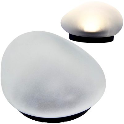 SOLAR LAMP STONE 14X12.5X8.5/19CM
