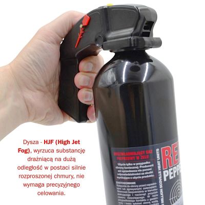 4. PEPPER SPRAY GRAPHITE GEL 3MLN SHU 750ML HJF 11700-H-BLK SHARG