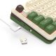 8. REDRAGON K681CGC-RGB-PRO Cyrus Keyboard USB + RF Wireless + Bluetooth White, Green