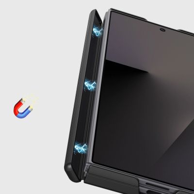 12. Dux Ducis Vyne MagSafe Compatible Samsung Galaxy Z Fold 8 Ultra Case - Black