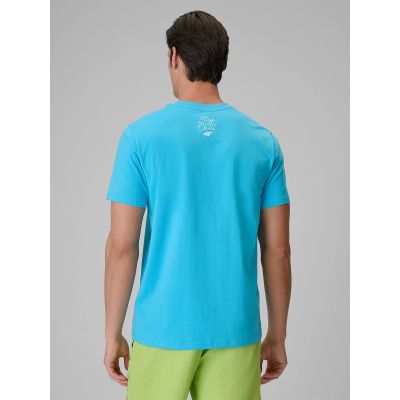 2. Men's regular printed T-shirt 4F 4FRSS26TTSHM4303-33S