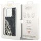 8. Guess GUHCP14LLCSGSGK iPhone 14 Pro 6.1" black/black hardcase Liquid Glitter Marble