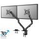 14. Neomounts FPMA-D650DBLACK Monitor Holder/Stand 68.6 cm (27") Desk Black