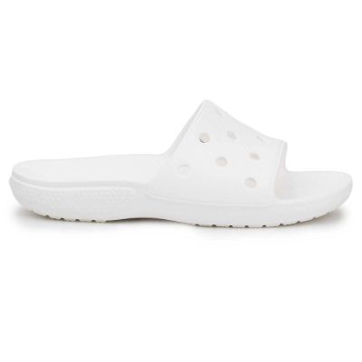 7. Crocs Classic Slide W 206121-100 Flip-Flops