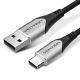 Vention Braided USB-A to USB-C Cable 3A 480Mbps 2m Gray