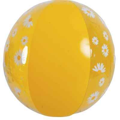 2. INFLATABLE BEACH BALL 50CM DAISY YELLOW 53174
