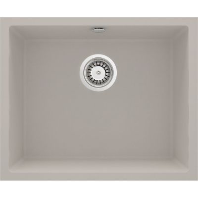 Single-bowl, undermount granite sink