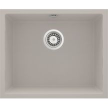 Single-bowl, undermount granite sink