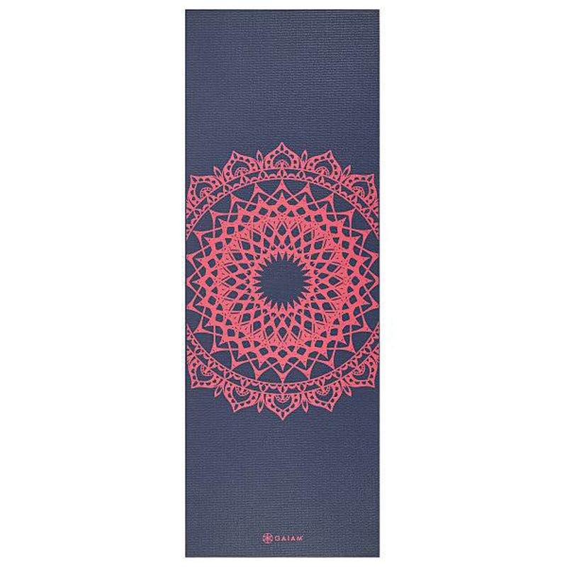 5. GAIAM Pink Marrakesh Yoga Mat 4 MM 62429