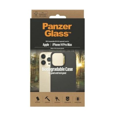 3. PanzerGlass Biodegradable Case for iPhone 14 Pro Max - black