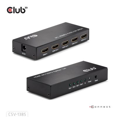 8. CLUB3D Umschalter HDMI 4x HDMI