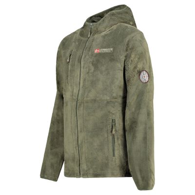 2. Geographical Norway UPLOAD HOOD OLIVE DB MEN 224 Men's Fleece Jacket (WY3387H/GN-OLIVE)