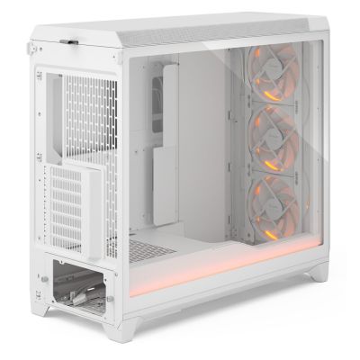 14. Fractal Design Meshify 3 XL Ambience Pro RGB Clear Tint White ATX case