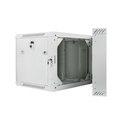 6. Lanberg WF02-6609-10S 9U Rack Wall-Mounted Cabinet Gray