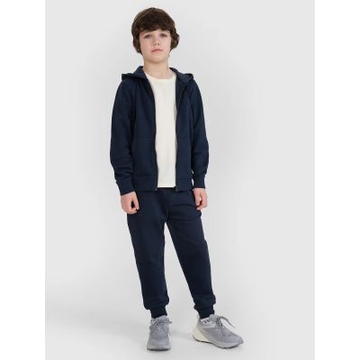 2. Boy's zip-up sweatshirt with hood 4F 4FJWSS25TSWSM1714-31S