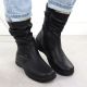 6. Leather waterproof women's ankle boots insulated with a membrane RIEKER Z7171-01