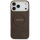 3. Guess Peony Hot Stamp MagSafe Case for iPhone 17 Pro Max - Brown