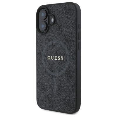 2. Guess 4G Ring Classic Logo MagSafe case for iPhone 16 - black