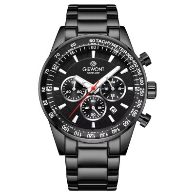 Men's Watch Giewont Chronograph Sapphire Black GW9140-B2