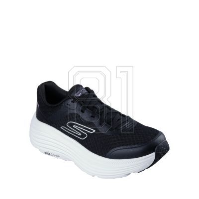 2. Skechers Max Cushining W 129470 BKW shoes