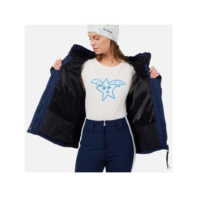 6. ROSSIGNOL W JCC ALLSNOW DOWN JKT women's ski jacket blue