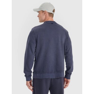 5. Men's sweatshirt without zipper and hood 4F 4FWSS25TSWSM1739-22S