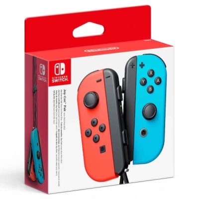 7. Nintendo Joy-Con Pair Neon Red/Neon Blue Controllers