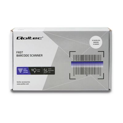 12. QOLTEC WIRELESS CODE READER 1D | 2D | BLACK