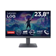 Lenovo LOQ 24-10 23.8"FHD 200Hz 250nits AG HDMI, DP Lunar Gray
