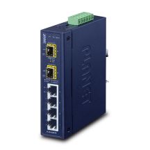 PLANET IGS-620TF Network Link Unmanaged Gigabit Ethernet (10/100/1000) Blue
