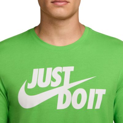 3. Nike Tee Just Do It Swoosh Men's T-Shirt Green AR5006 308