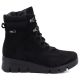 2. Women's black suede wedge ankle boots M.Daszyński MR23109A-3