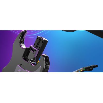 21. PDP Riffmaster Black, Gray Analog/Digital Guitar PC, PlayStation 4, PlayStation 5