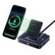 3. Baseus Nomos NH21 6-in-1 245W Wireless Charging Station with Two Retractable USB-C Cables - Black