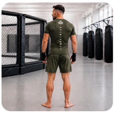 6. Men’s ARMY GREEN COMBATWEAR Compression Shirt | DBX Bushido