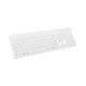 4. NATEC TANG US wireless keyboard, BT + 2.4 GHz, quiet, slim, white