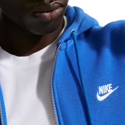 5. Nike Club BB FZ Hoodie Men's Blue FN3861 480