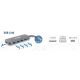 3. D-Link DUB-2340 USB Type-C Hubs and Concentrators 5000 Mbit/s Gray