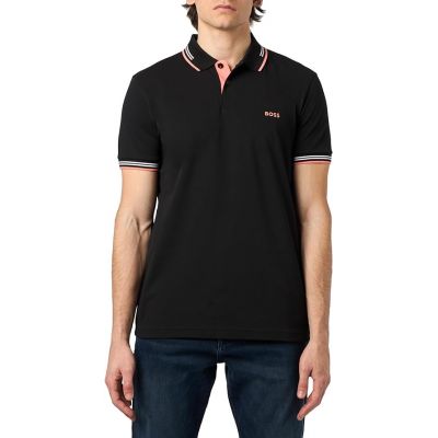 BOSS Paul NERO Men's Slim Fit Polo Shirt Black (50506193-003N)