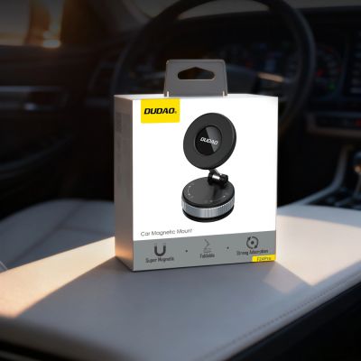 2. Dudao F24PRO MagSafe Compatible Car Holder with Suction Cup for Windshield or Dashboard - Black